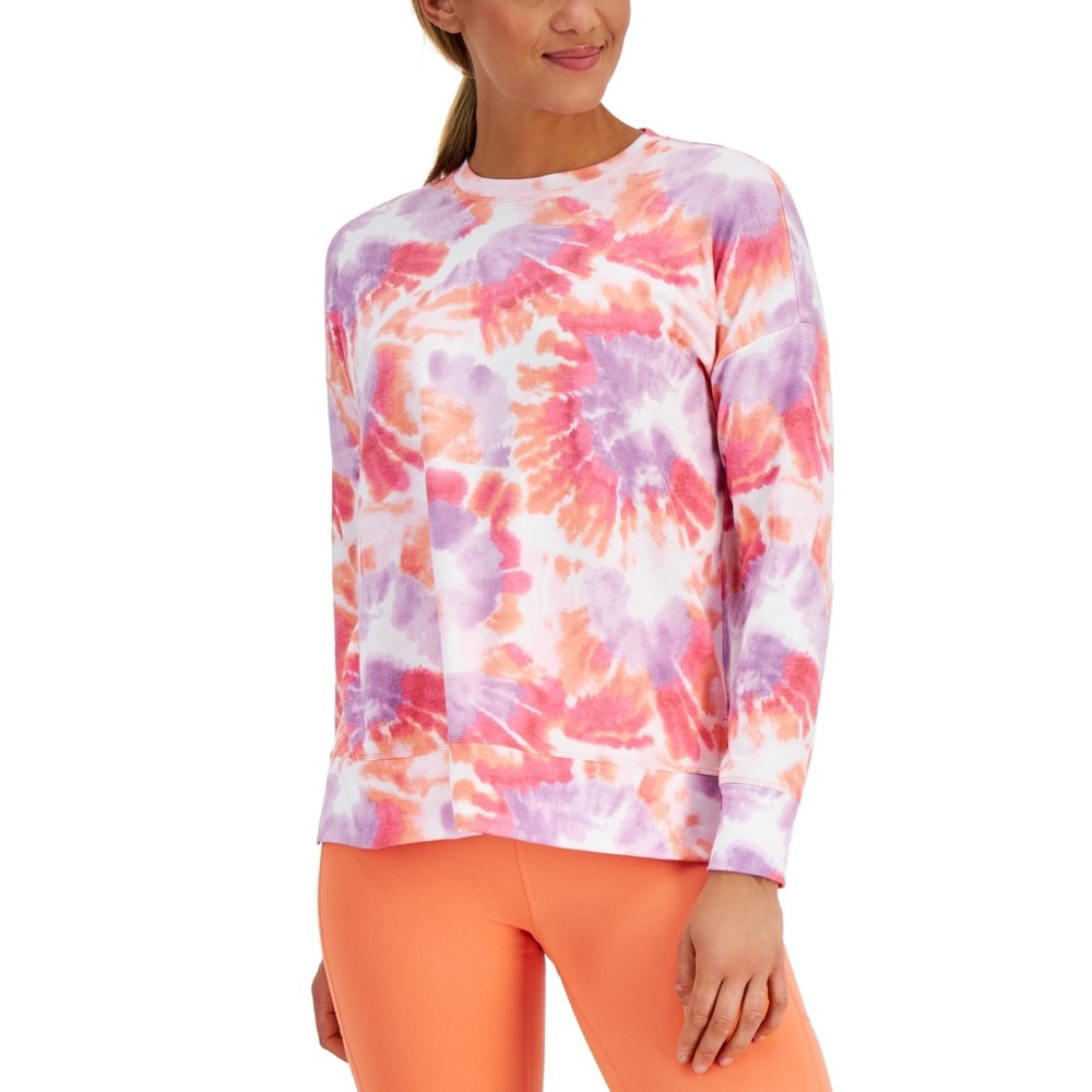 ID Ideology Women's Reef Printed Crewneck Long Sleeve Top‎ - Size M
